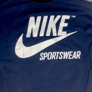 Navy Nike crew neck